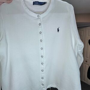 Polo Ralph Lauren White Cardigan